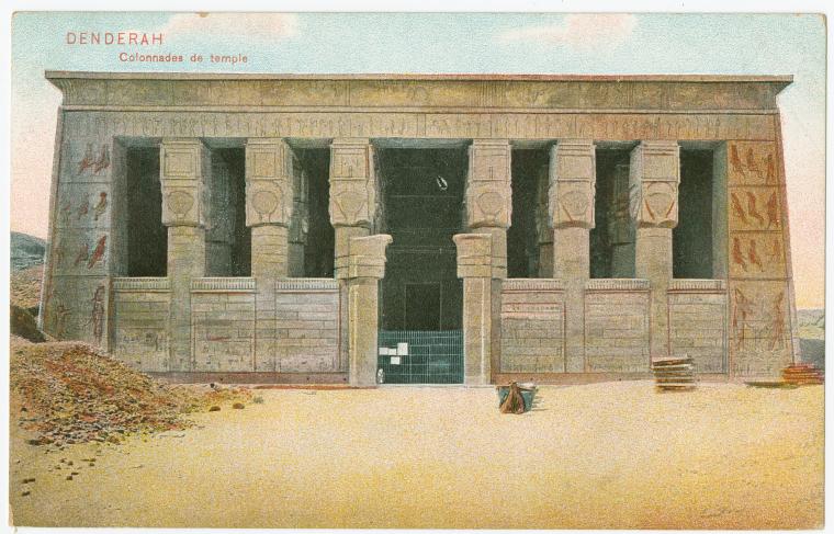 Denderah: Colonnades de temple