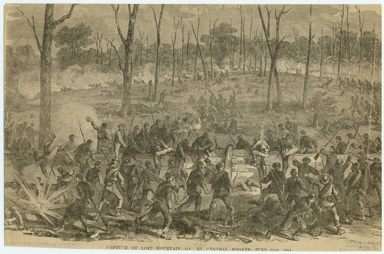 Capture of Lost Mountain, Ga., by General Hooker, June 15th, 1864