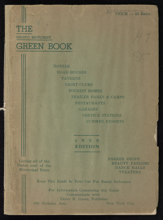 The Negro Motorist Green Book: 1938