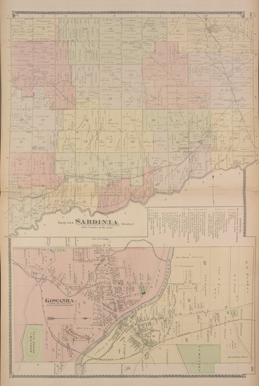 Sardinia [Township]; Gowanda [Village]