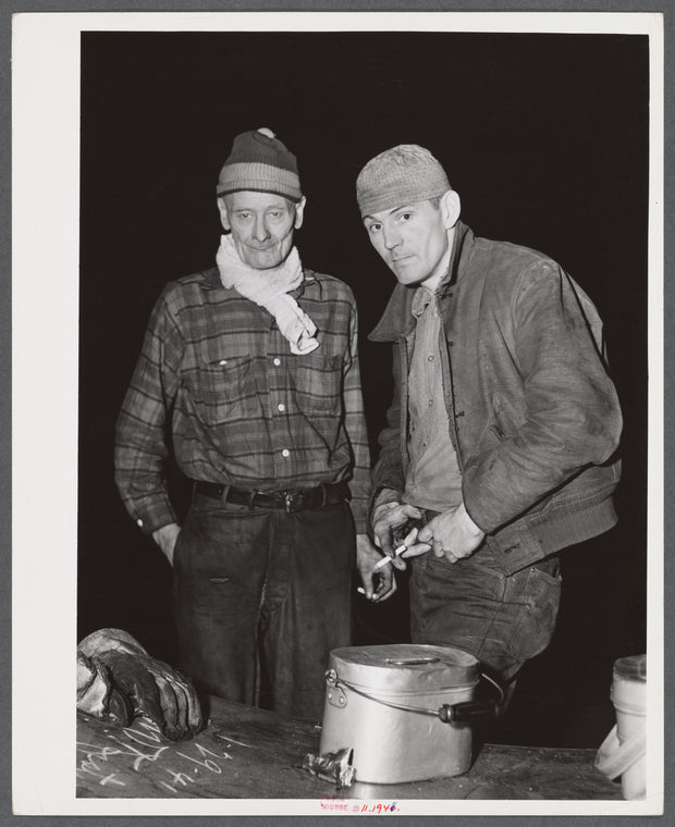 Workers at the Washington Tin Plate Mill.  Washington State.