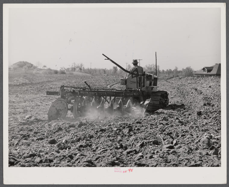 One of the few tractors in Heard County, Georgia.
