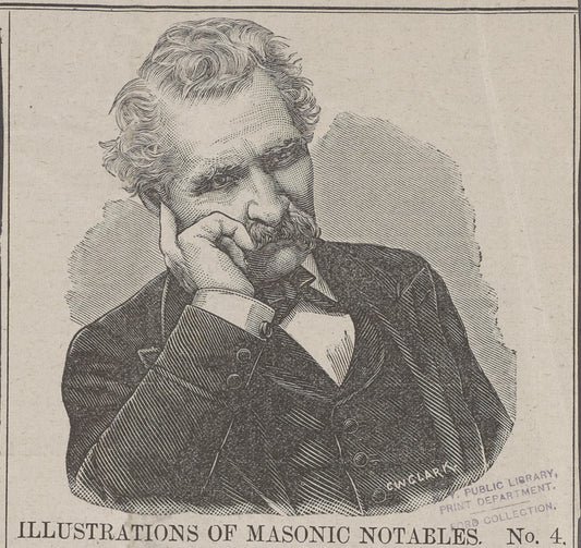 Illustrations of Masonic notables. Charles Roome