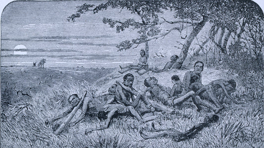 Left by slave traders to their fate