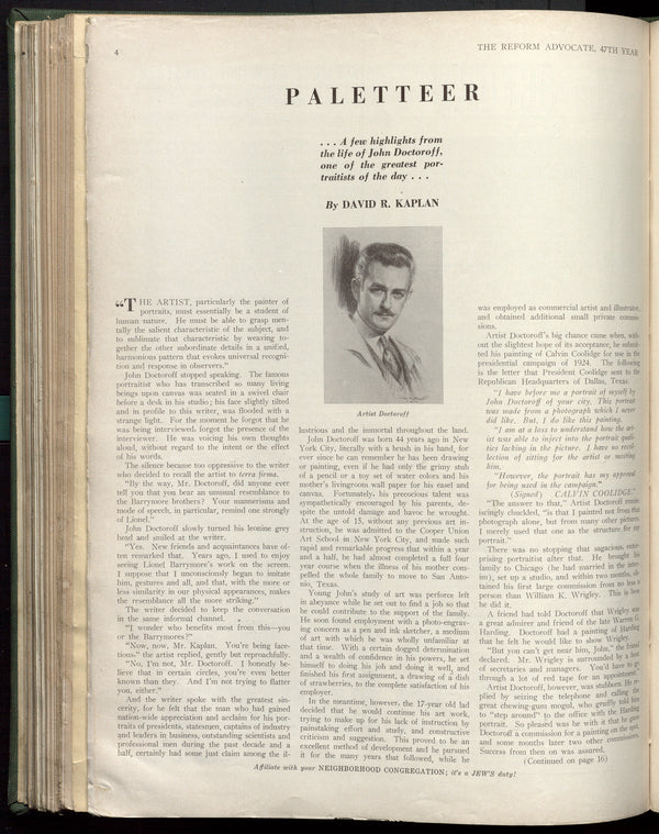 The Reform advocate