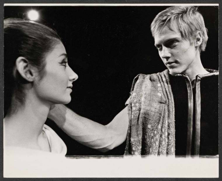 Jenny Leigh and Christopher Walken in the stage production Iphigenia in Aulis