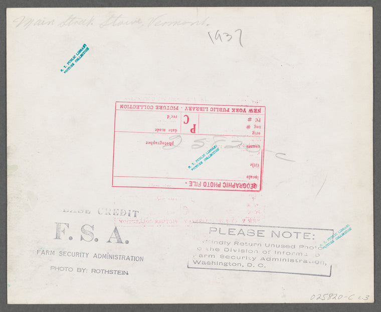 Main street. Stowe, Vermont