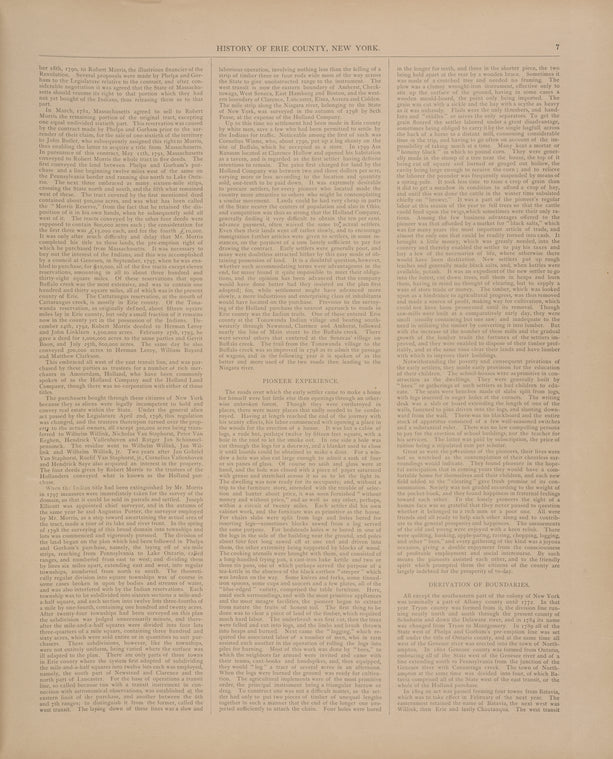 History of Erie County, New York. [cont.]