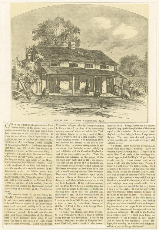 Old Blue-Bell Tavern, Kingsbridge Road