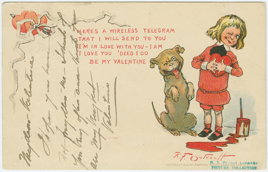 Heres a wireless telegram that I will send to you ...