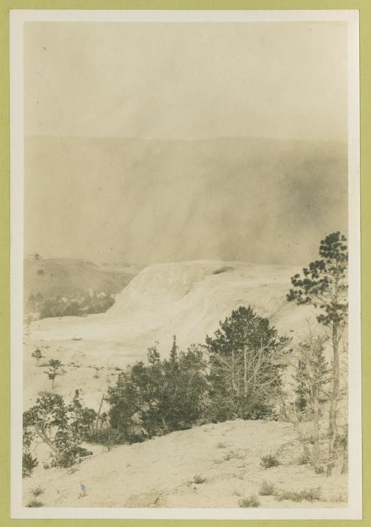 Mammoth hot spring