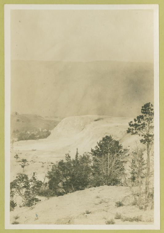 Mammoth hot spring