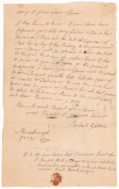1775 October 31