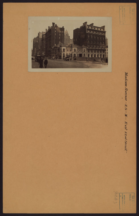 Manhattan: Madison Avenue - 52nd Street