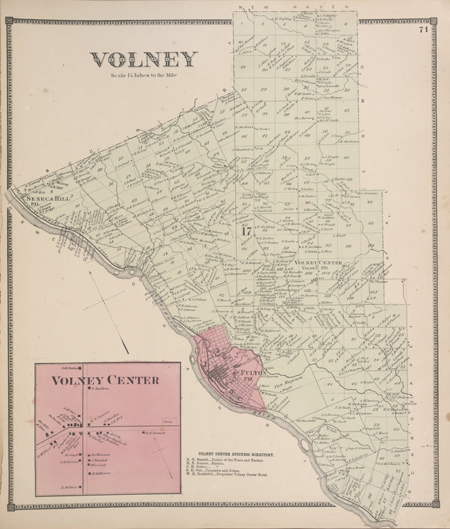 Volney [Township]; Volney Center [Village]; Volney Center Business Directory