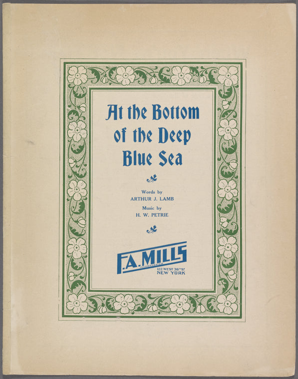 At the bottom of the deep blue sea