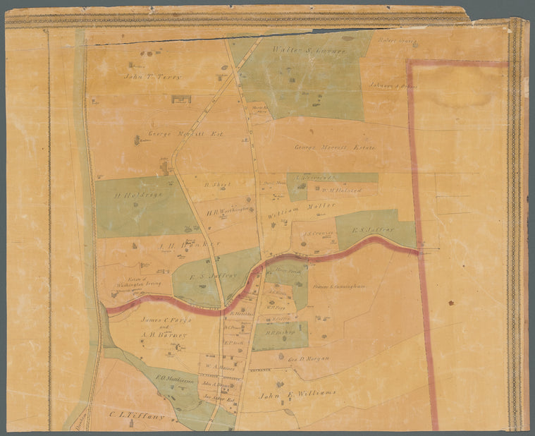 Map of Tarrytown, Irvington etc, Westchester Co.