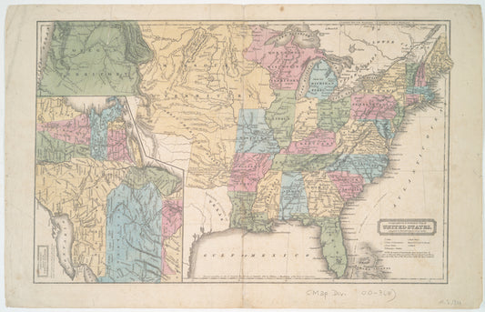 Geographical & statistical map of the United States : adapted to Woodbridge's geography.