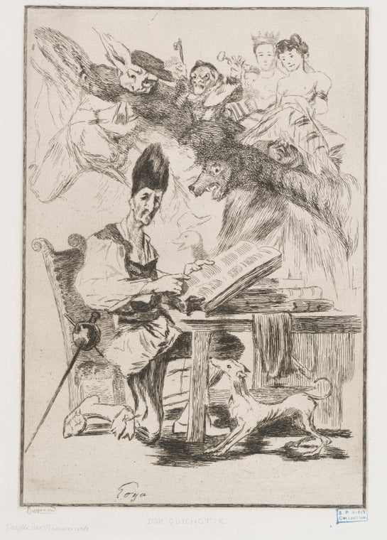 Don Quichotte [d'après Goya].