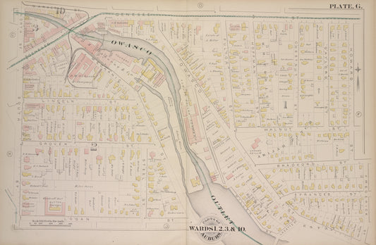 Parts of the City Auburn. Wards 1.2.3&10.