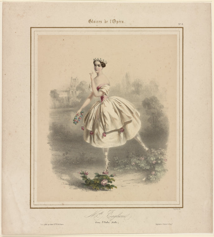 Melle Taglioni dans L'ombre (ballet)