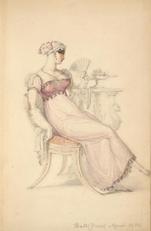 Ball dress, April 1812.