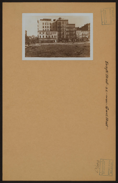 Manhattan: Forsyth Street - Grand Street