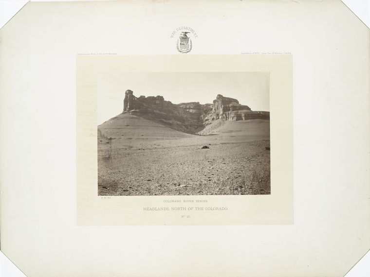 Headlands, north of the Colorado.  Colorado River Series.  No. 25.