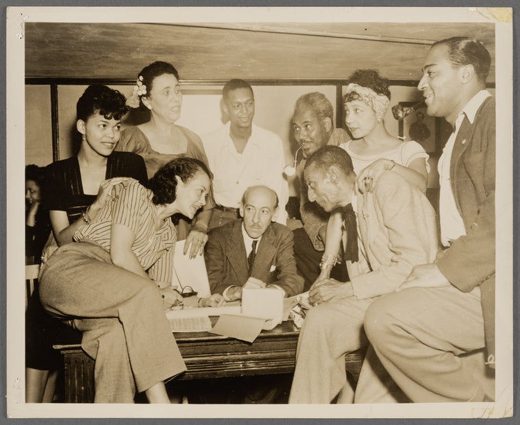 Fredi Washington, James Light, and the cast of Lysistrata