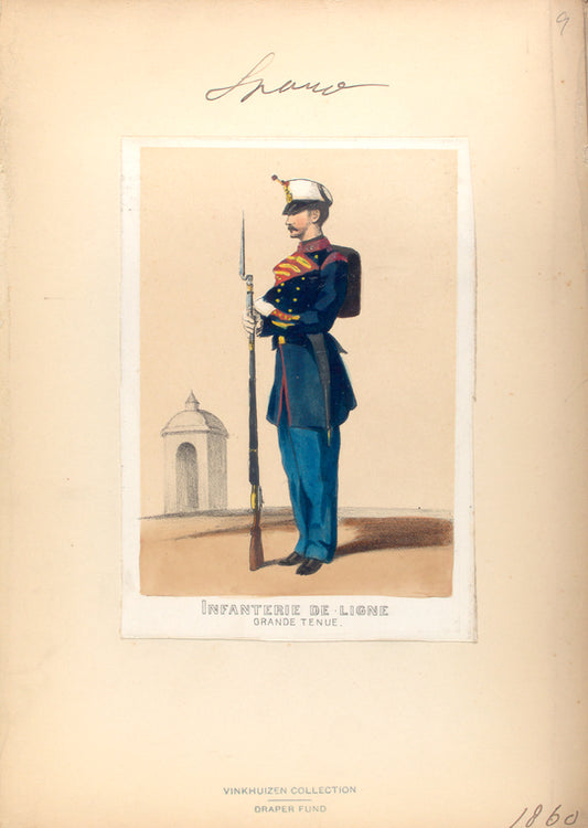 Infanterie de ligne (grande tenue). 1860