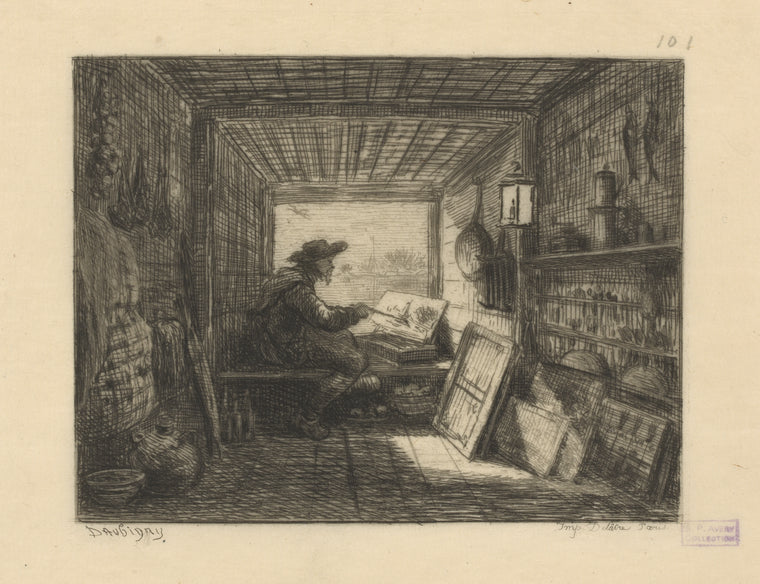 Le bateau-atelier (another impression)