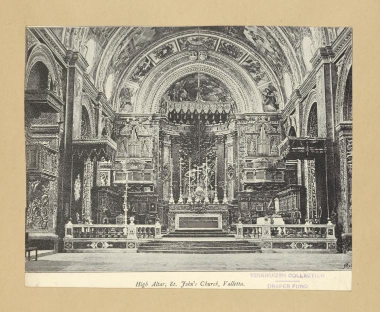 High altar, St. John's church, Valletta.