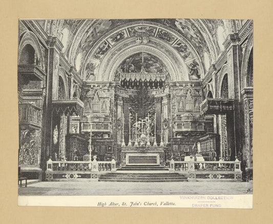 High altar, St. John's church, Valletta.
