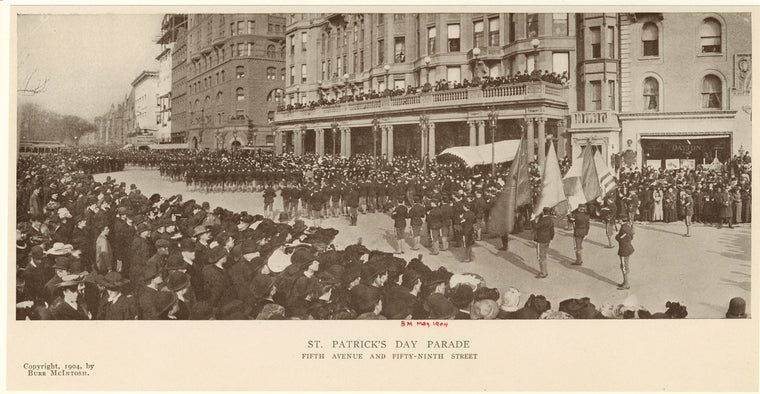 St. Patrick's Day parade Fifth Avenue and Fifty-ninth Street