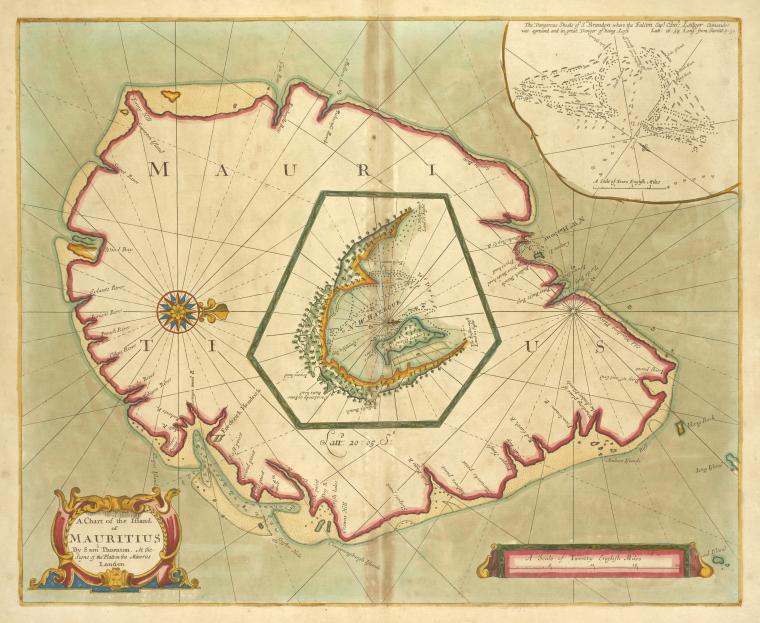 A chart of the Island of MAURITIUS