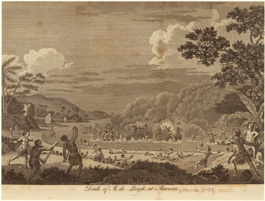 Death of M. de Langle, at Maouna