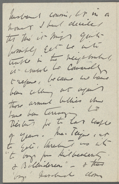 Augusta Gregory to W.B. Yeats ALS May 13 [1916-17?]