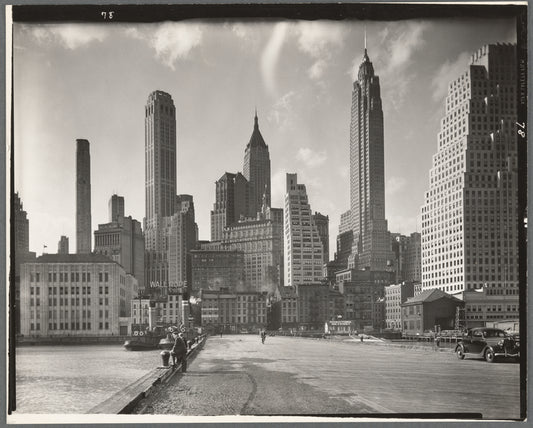 Manhattan Skyline: I, South Street and Jones Lane
