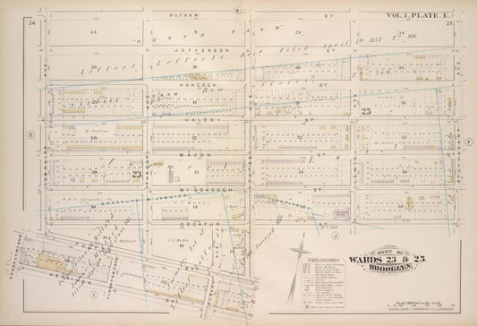 Map bounded by Putnam Ave., Stuyvesant Ave., Decatur St., Tates Ave., Herkimer St., Brooklyn Ave., Tompkins Ave.; Including Jefferson St., Hancock St., Halsey St., Fulton St., Macon St., Mc Donough St., Kingston Ave., Albany Ave.