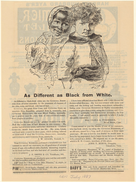 As different as black from white