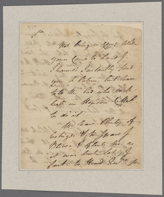 De Hart, William. To Colonel Dayton