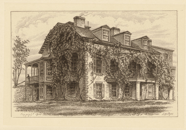 Gouverneur Morris' House, N.Y.C., 1798