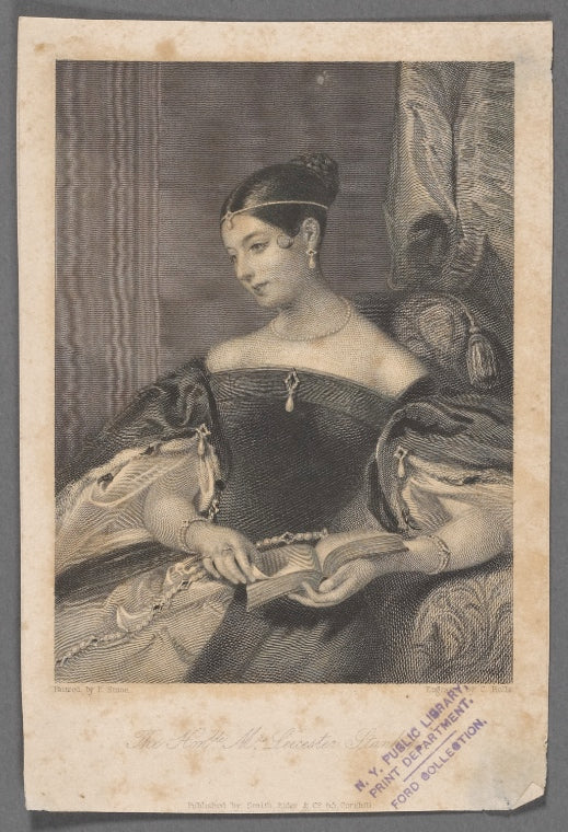 The Honble. Mrs. Leicester Stanhope