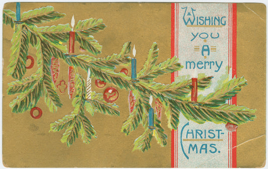 Wishing you a merry Christmas.