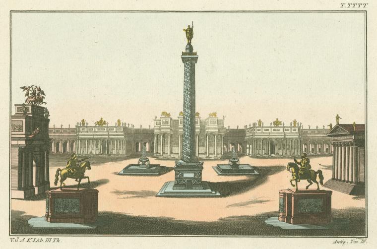 Reconstruction of Trajan's Forum with Basilica Ulpia