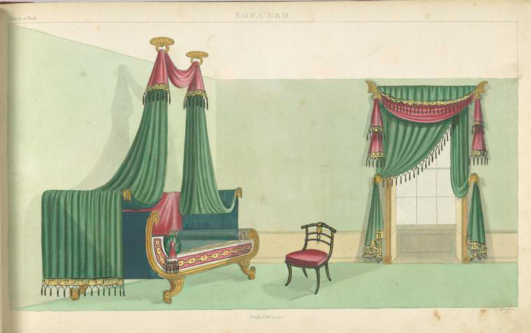 Sofa bed.