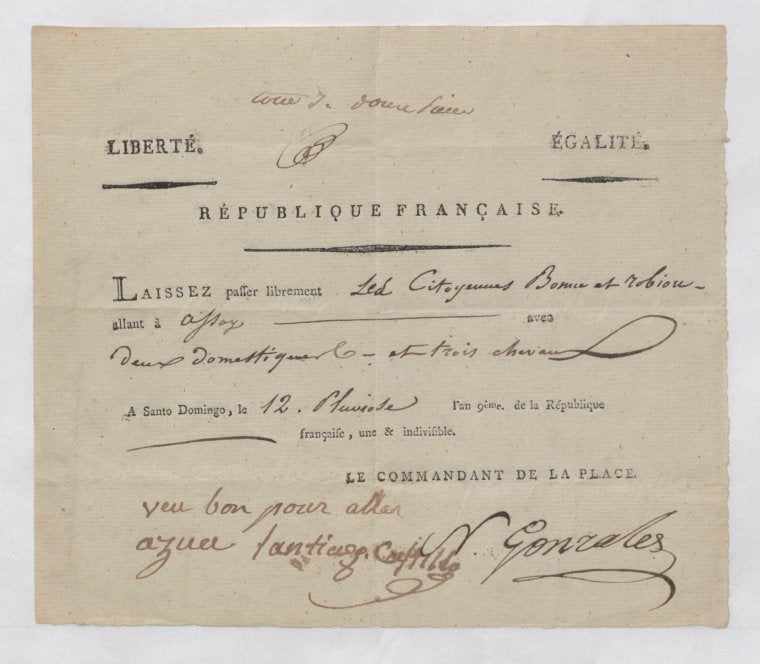 N. Gonzales, Commandant of Santo Domingo, Santo Domingo