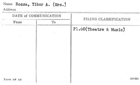Rozsa, Tibor A. (Mrs.)