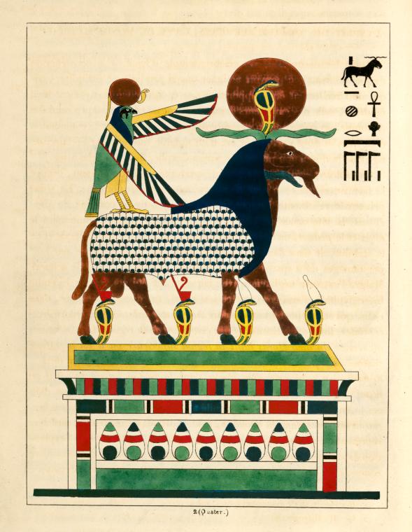 Amon-ra [Amon]. (L'esprit des quatre éléments, l'ame du monde matériel.)