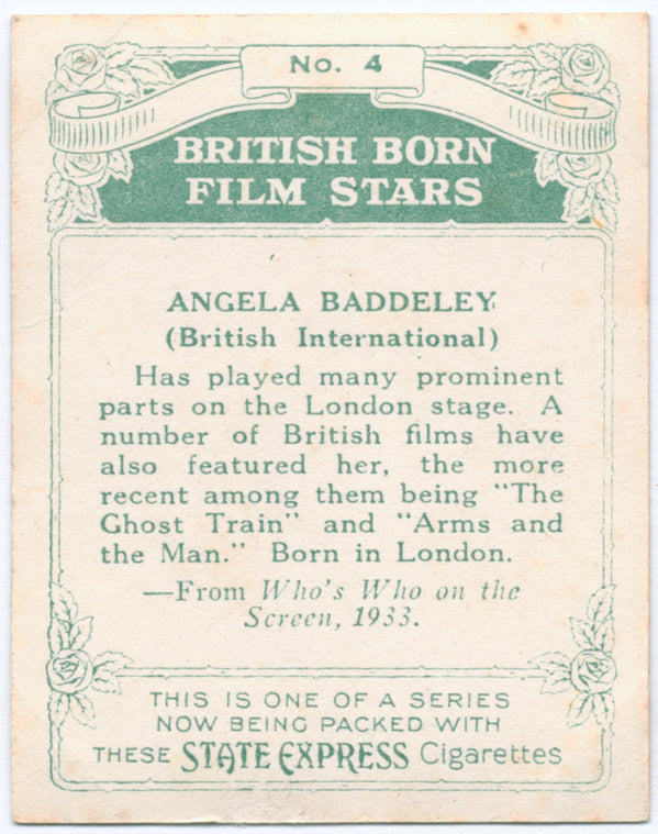 Angela Baddeley.